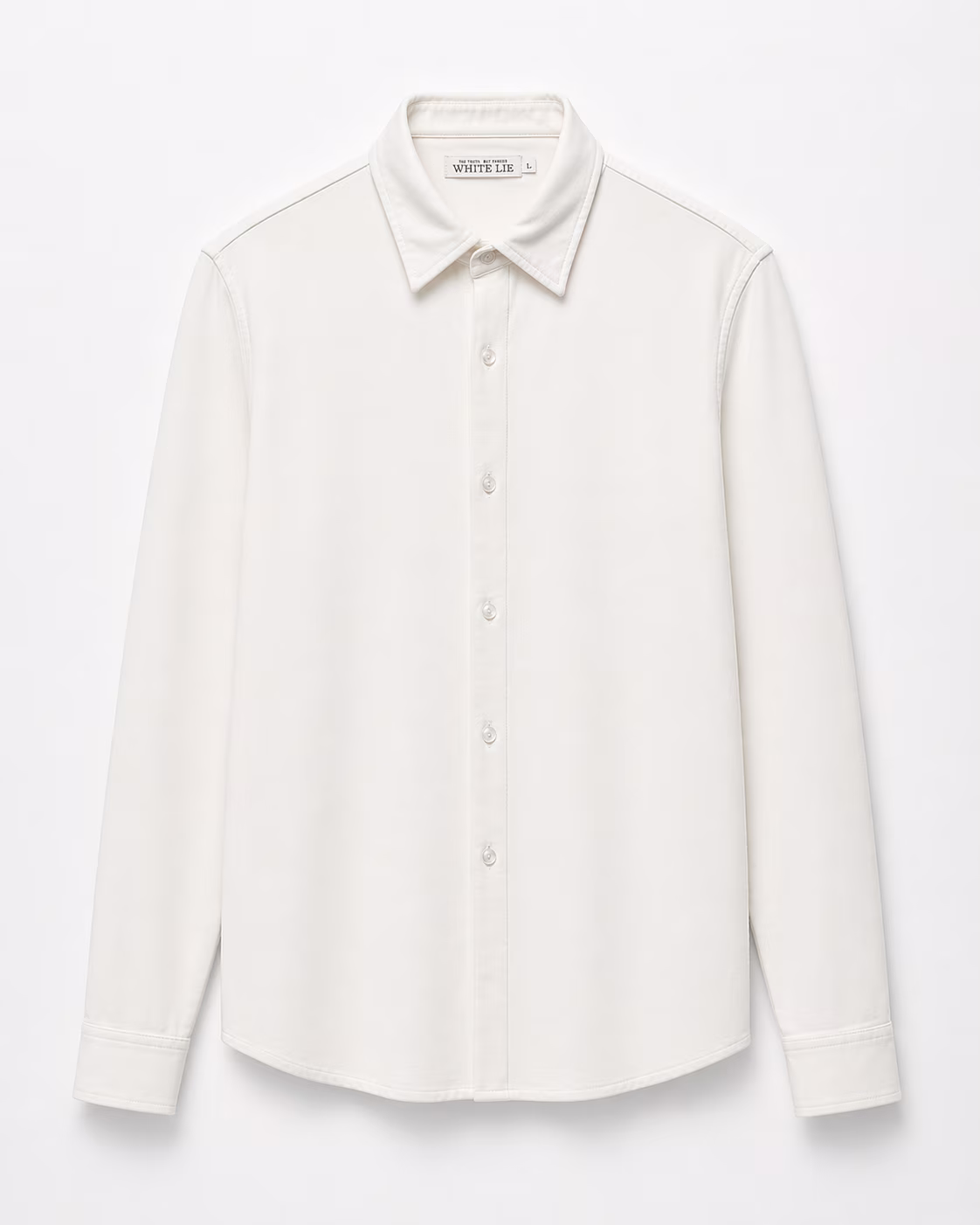 The Piqué in Cloud White